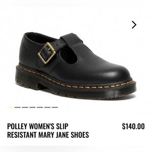 Dr. Martens POLLEY WOMEN'S SLIP RESISTANT MARY JANE SHOES
